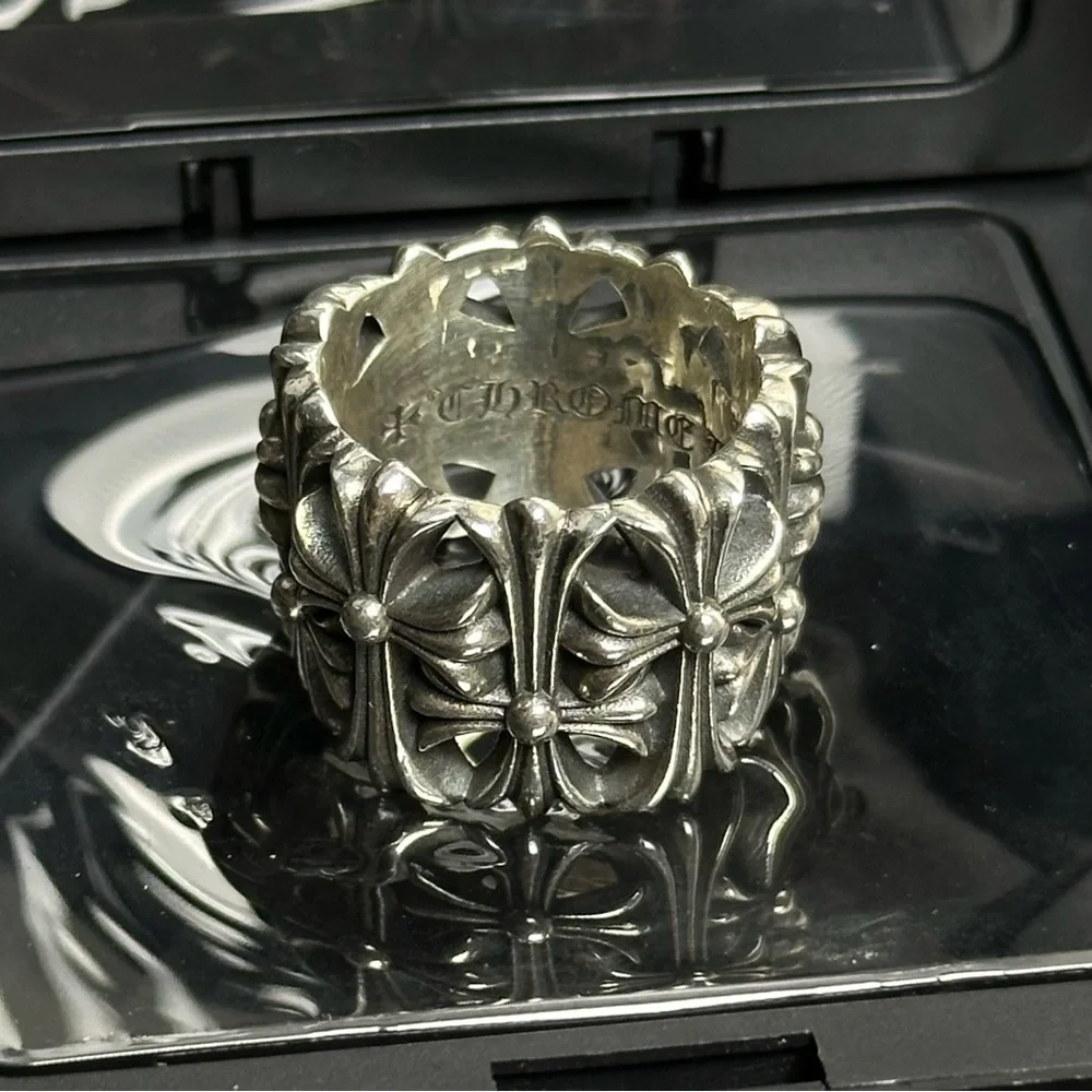 Chrome Hearts Silver Cemetery Ring - Picture 2 of 6
